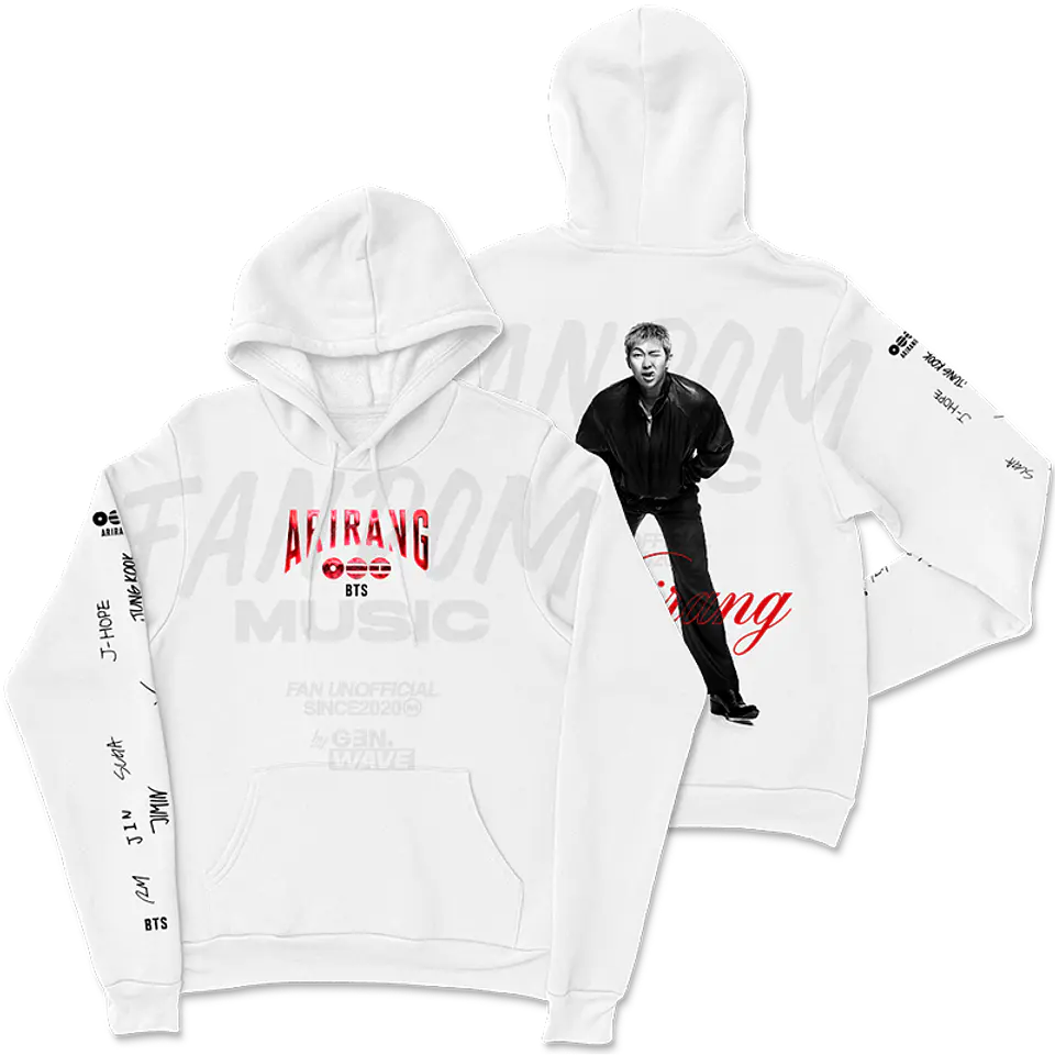 BTS · RM White Hoodie 1