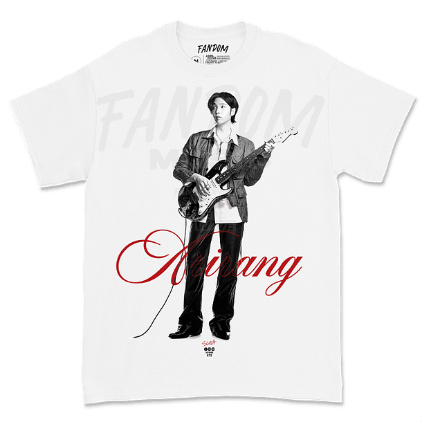 BTS · Suga White Polera 1