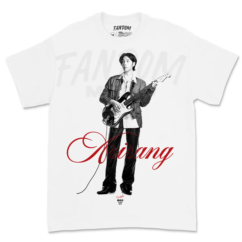 BTS · Suga White Polera 1