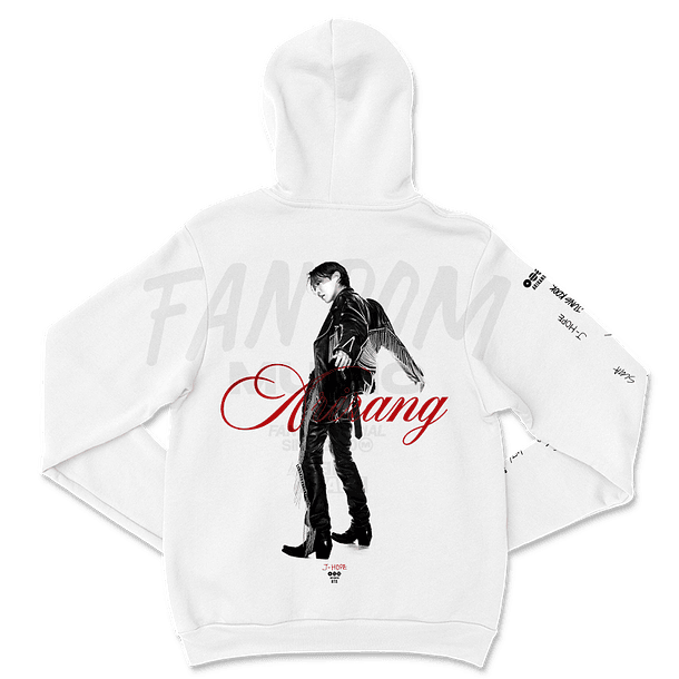 BTS · J-Hope White Hoodie 2