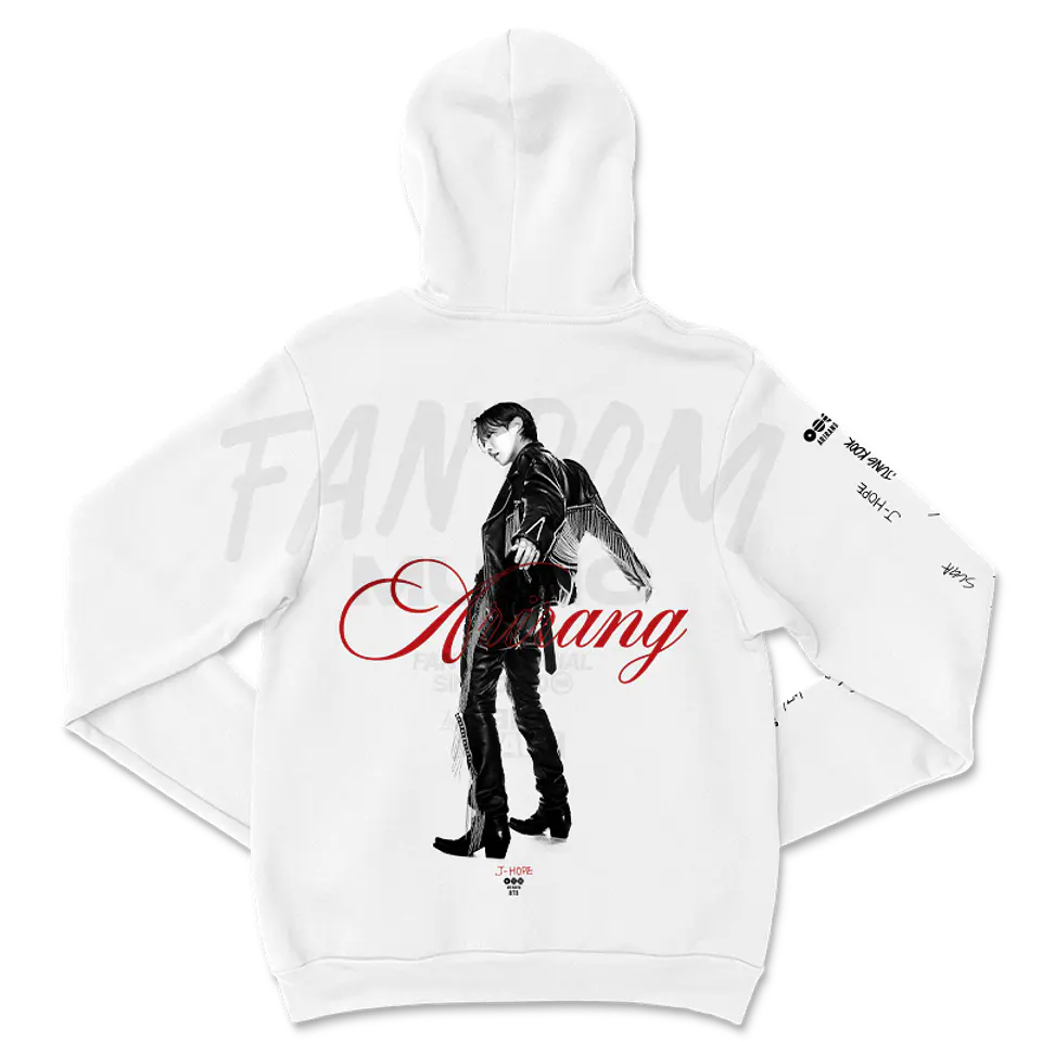 BTS · J-Hope White Hoodie 2