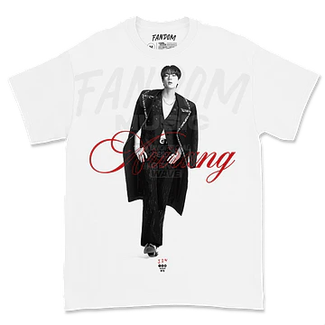 BTS · Jin White Polera