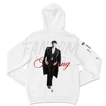 BTS · Jin White Hoodie