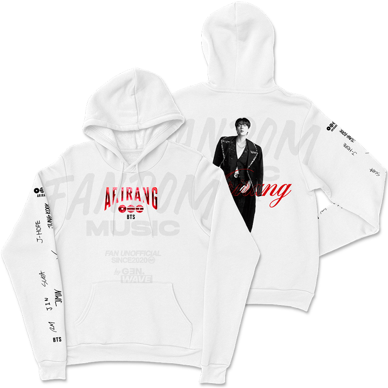 BTS · Jin White Hoodie