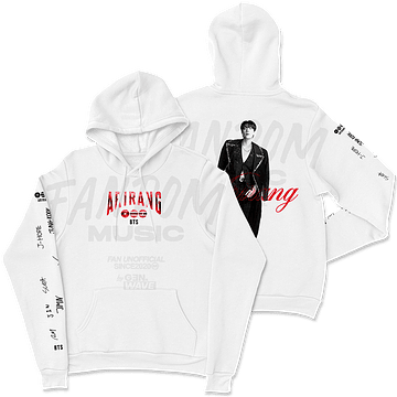 BTS · Jin White Hoodie