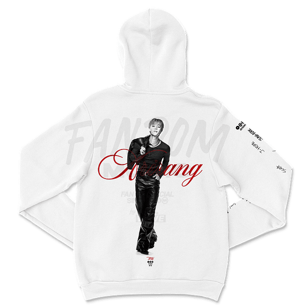 BTS · Jimin White Hoodie 2