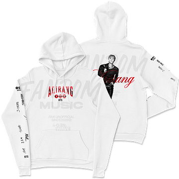 BTS · Jimin White Hoodie