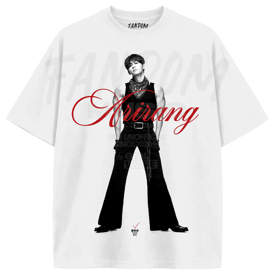 BTS · V White OVERSIZE 1