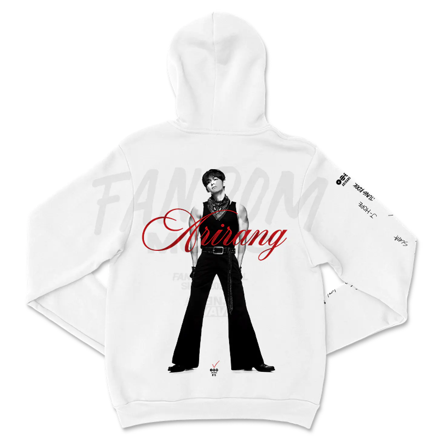 BTS · V White Hoodie 2