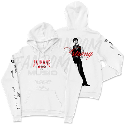 BTS · V White Hoodie