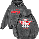 BTS · World Tour Hoodie Acid Wash 1