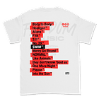 BTS · Tracklist Polera 5