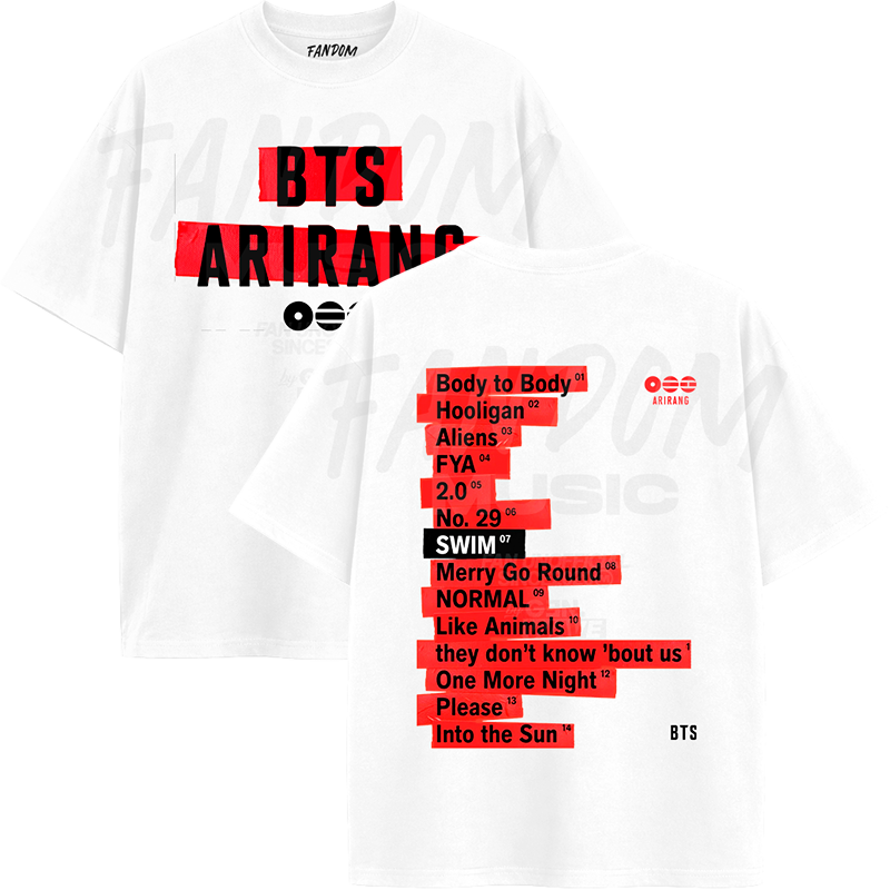BTS · Tracklist OVERSIZE