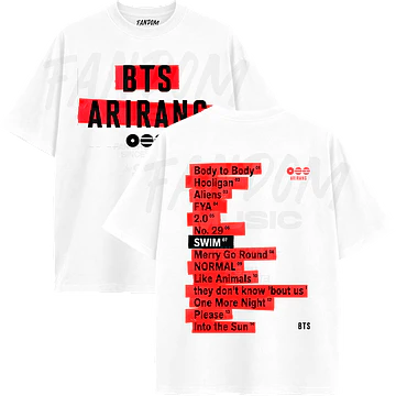 BTS ·  Tracklist OVERSIZE