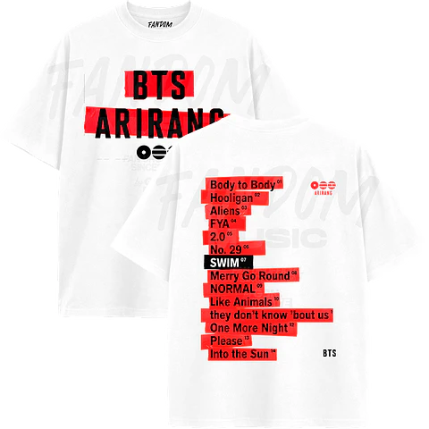 BTS ·  Tracklist OVERSIZE