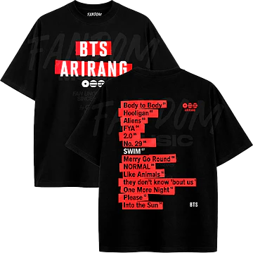 BTS ·  Tracklist OVERSIZE