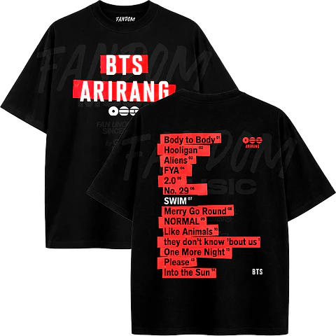BTS ·  Tracklist OVERSIZE