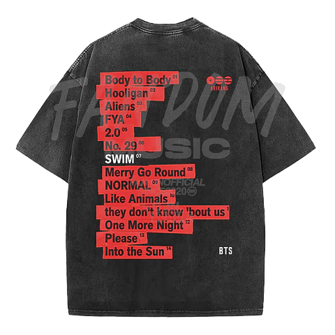 BTS · Tracklist ACID WASH