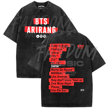 BTS · Tracklist ACID WASH