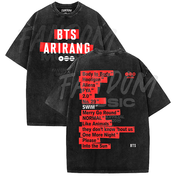 BTS · Tracklist ACID WASH 1