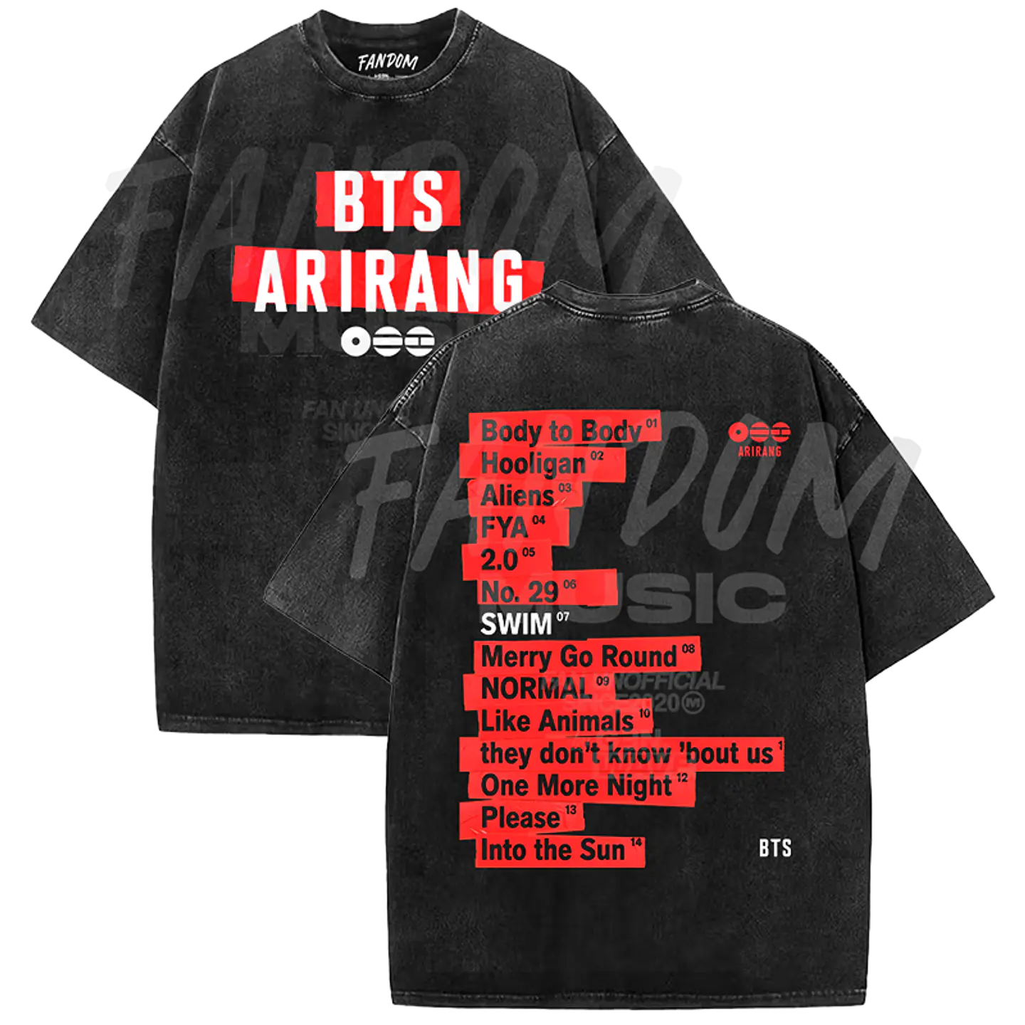 BTS · Tracklist ACID WASH 1