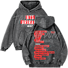 BTS · Tracklist Hoodie Acid Wash 1