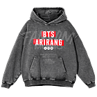 BTS · Tracklist Hoodie Acid Wash 3
