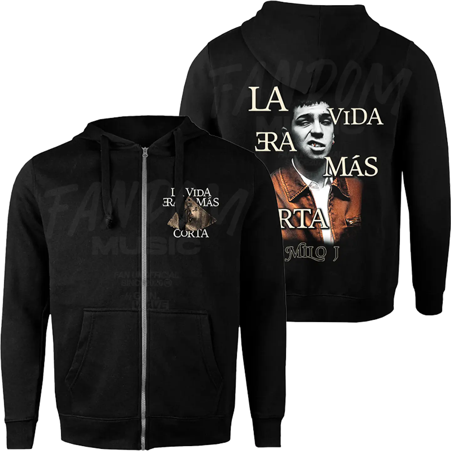 Milo J · LVEMC Hoodie con Cierre 1