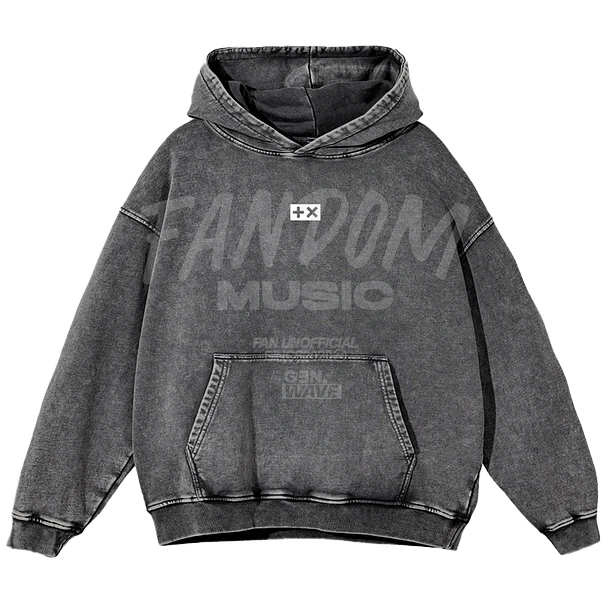 Martin Garrix · +x Hoodie Acid Wash 3