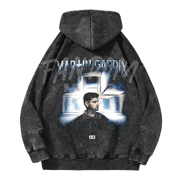 Martin Garrix · +x Hoodie Acid Wash