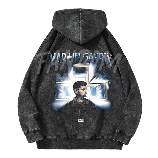 Martin Garrix · +x Hoodie Acid Wash 2