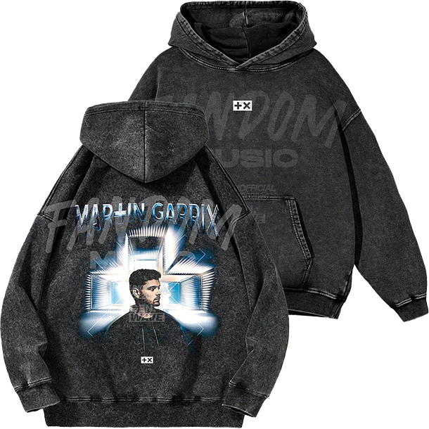 Martin Garrix · +x Hoodie Acid Wash 1