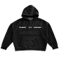 Trueno · Turr4zo Tracklist Hoodie Acid Wash Ajustable - Miniatura 4