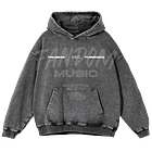 Trueno · Turr4zo Tracklist Hoodie Acid Wash 3
