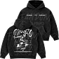 Trueno · Turr4zo Tracklist Hoodie Semi Acid Wash Boxy Fit - Miniatura 1
