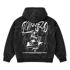 Trueno · Turr4zo Tracklist Hoodie Semi Acid Wash Boxy Fit 2