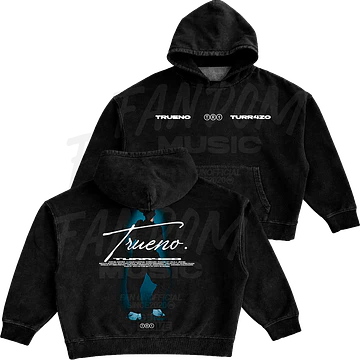 Trueno · Silueta Hoodie Acid Wash Ajustable