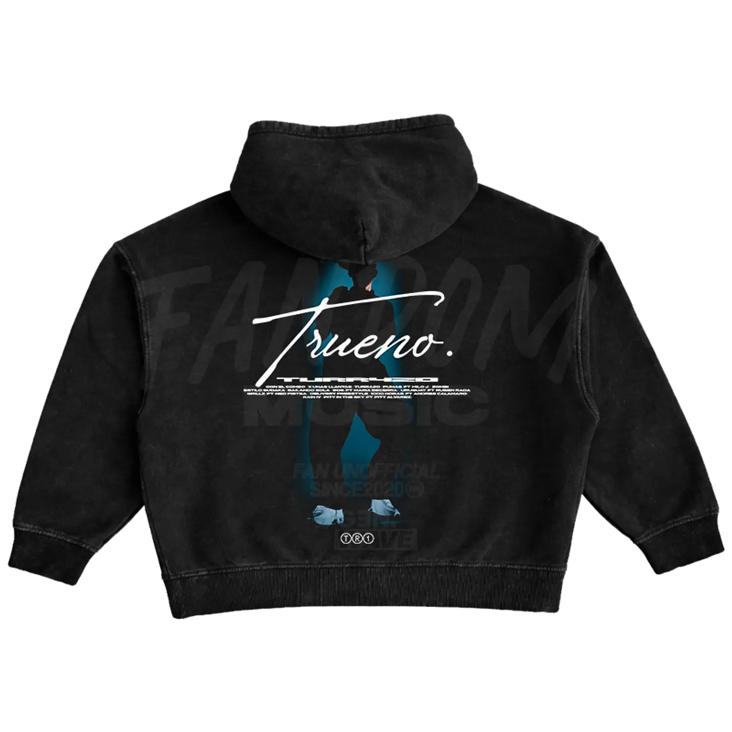 Trueno · Silueta Hoodie Acid Wash Ajustable 2