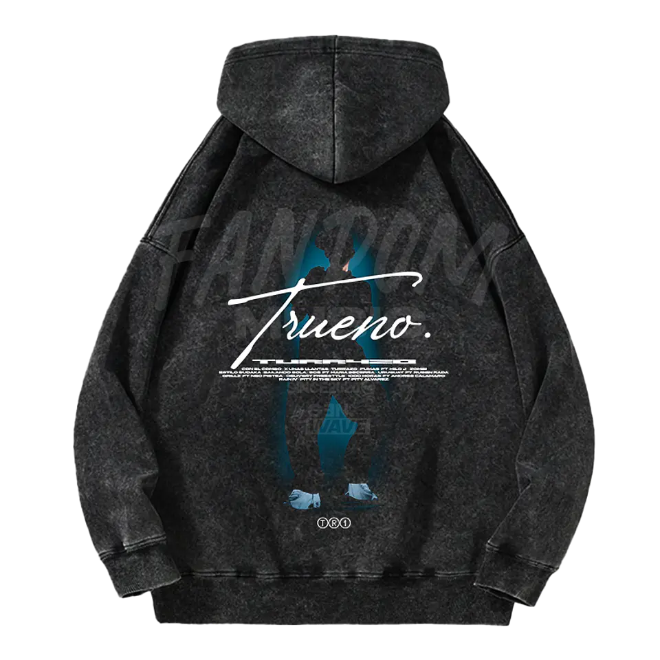 Trueno · Silueta Hoodie Acid Wash 2