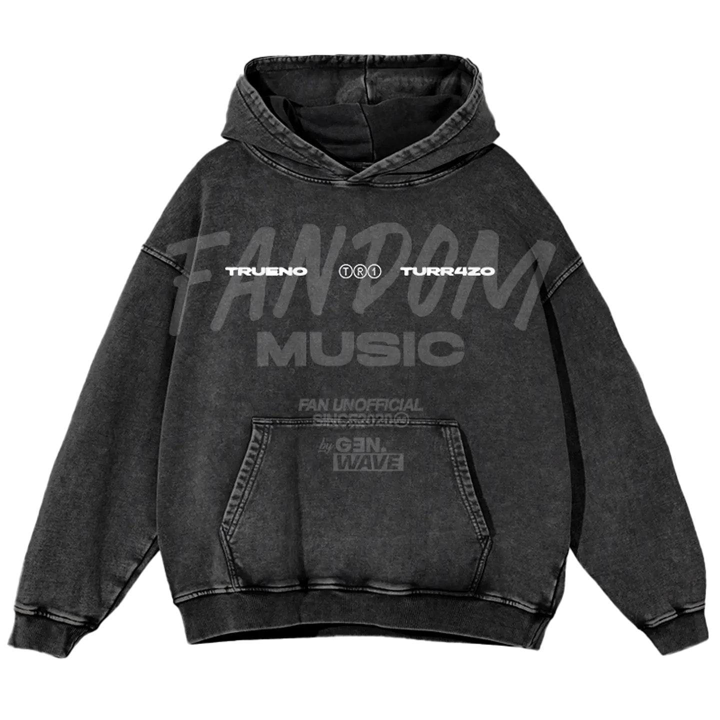 Trueno · Silueta Hoodie Acid Wash 3