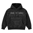 Trueno · Silueta Hoodie Semi Acid Wash Boxy Fit 3
