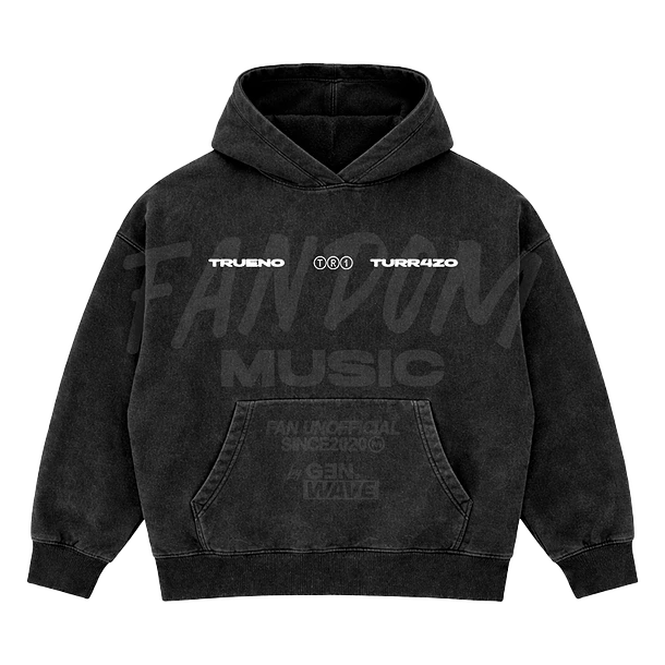 Trueno · Silueta Hoodie Semi Acid Wash Boxy Fit 3