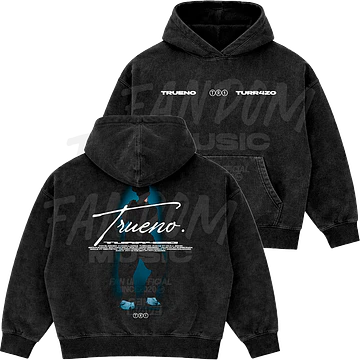 Trueno · Silueta Hoodie Semi Acid Wash Boxy Fit