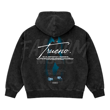 Trueno · Silueta Hoodie Semi Acid Wash Boxy Fit
