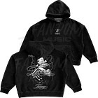 Trueno · Lettering Hoodie Acid Wash Ajustable 1