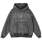 Trueno · Lettering Hoodie Acid Wash 3