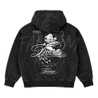 Trueno · Lettering Hoodie Semi Acid Wash Boxy Fit 2