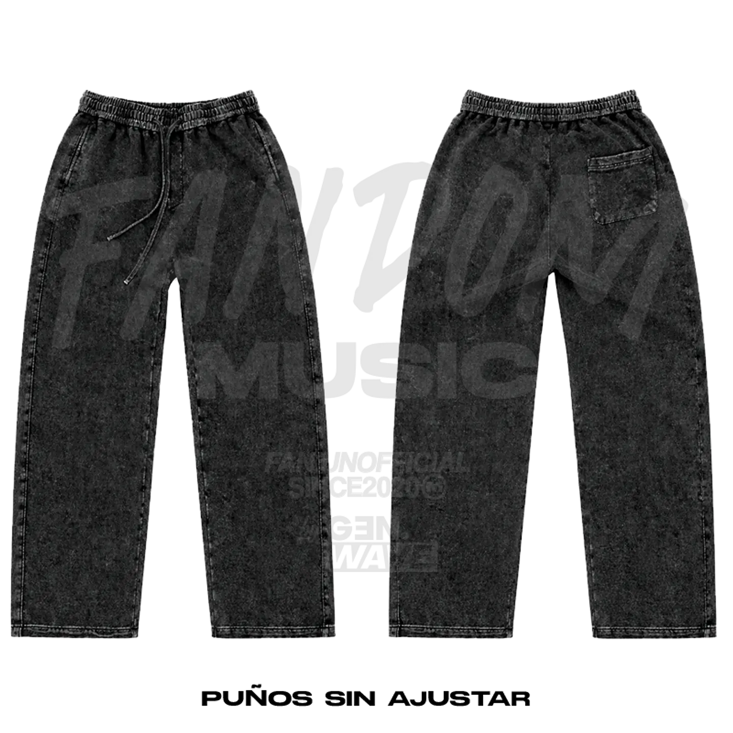 Trueno · Lettering Pantalón Acid Wash 6
