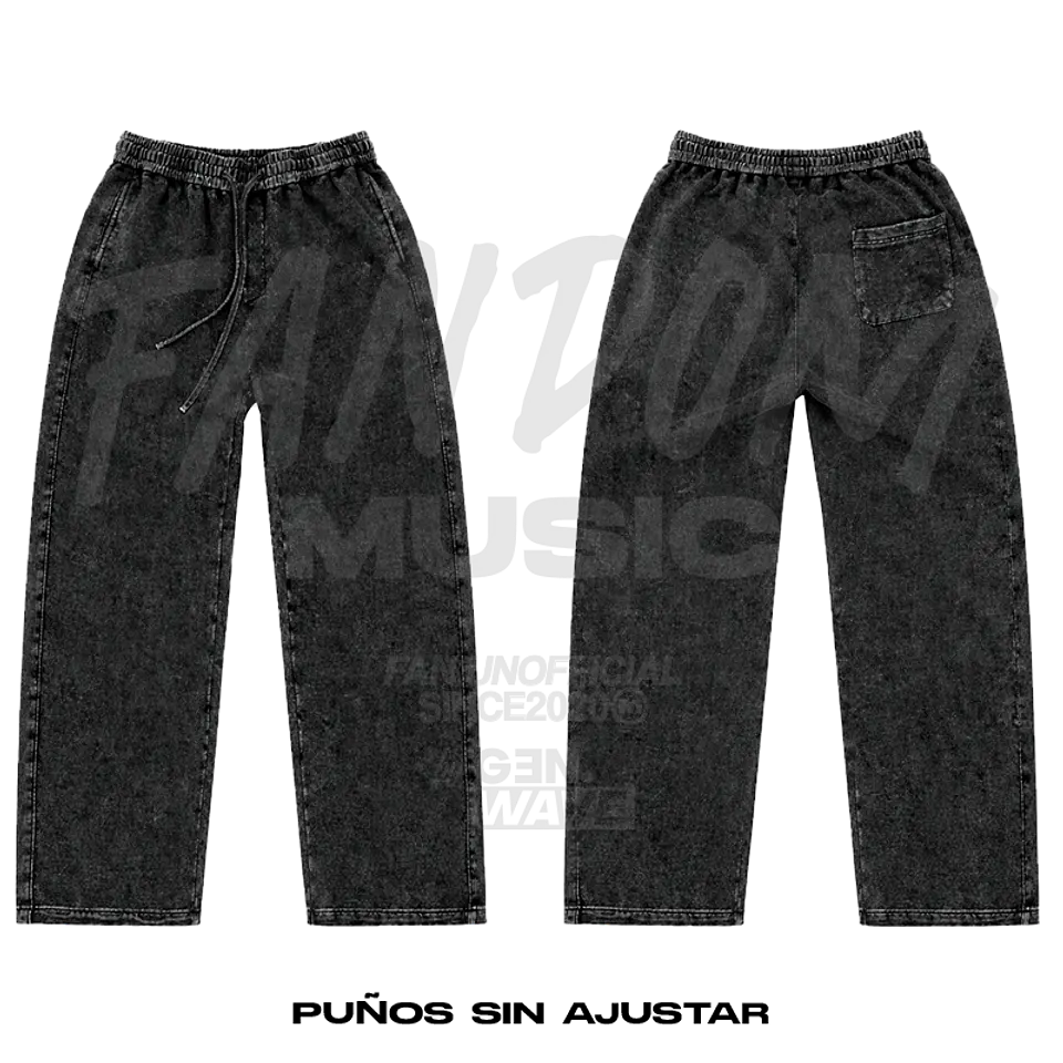 Trueno · Lettering Pantalón Acid Wash 6
