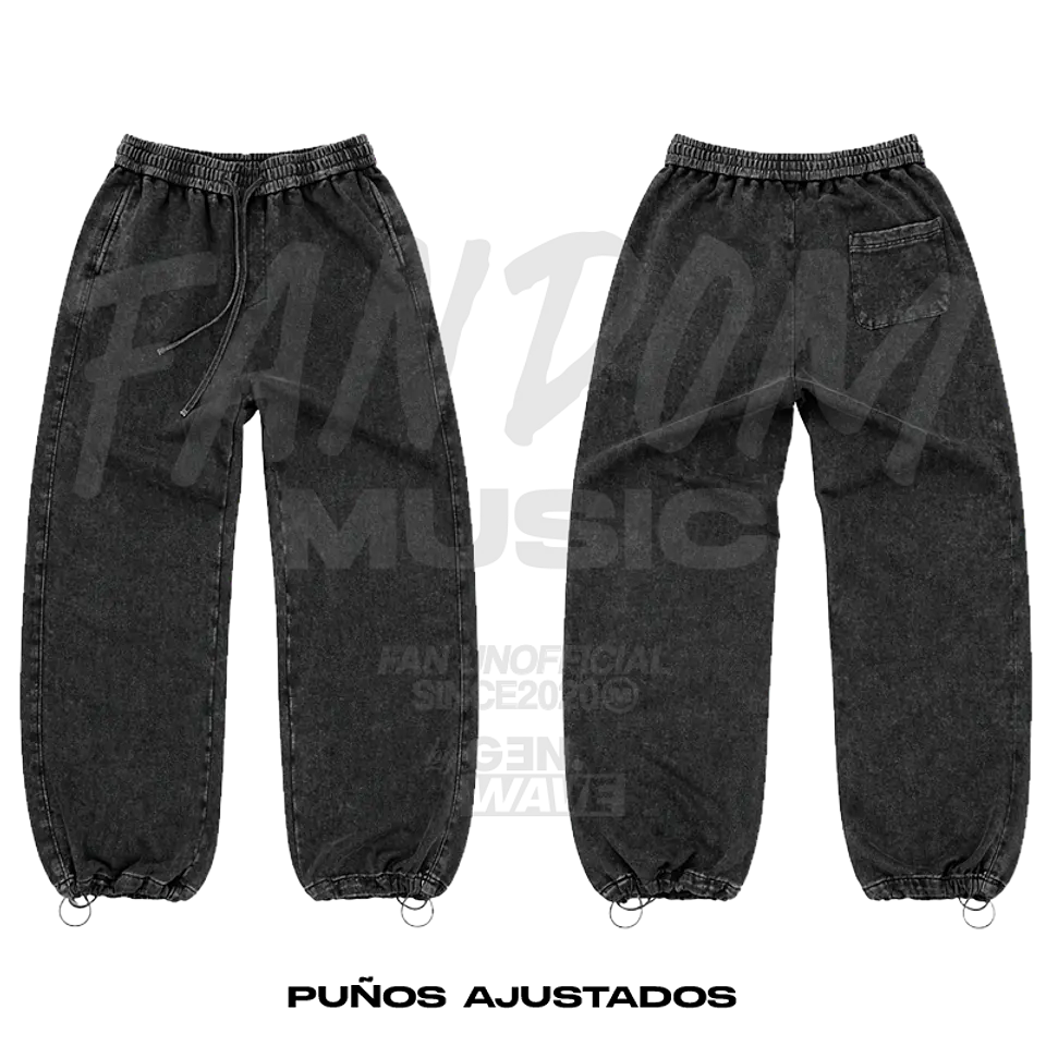 Trueno · Lettering Pantalón Acid Wash 7